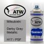 Preview: Mitsubishi, Derby Gray Metallic, H17 / PSF: 400ml Sprühdose, von ATW Autoteile West.